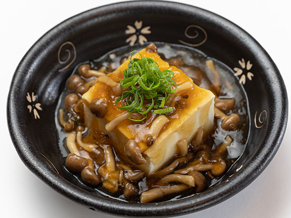 豆腐とろとろきのこあんかけ